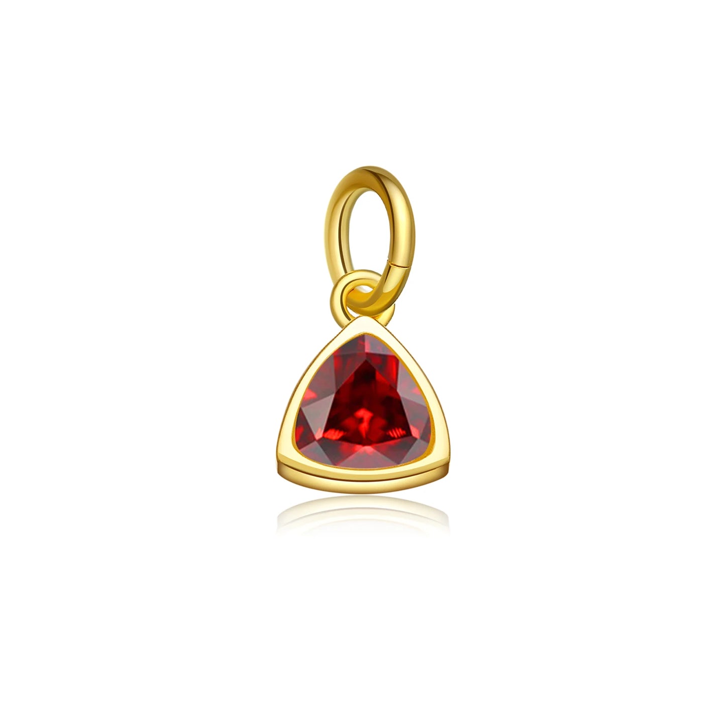 18K Gold Plated Sterling Silver Birth Gems