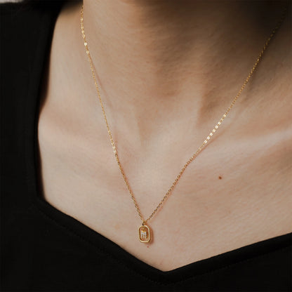 18K Gold Plated Sterling Silver Initial Luxury Choker