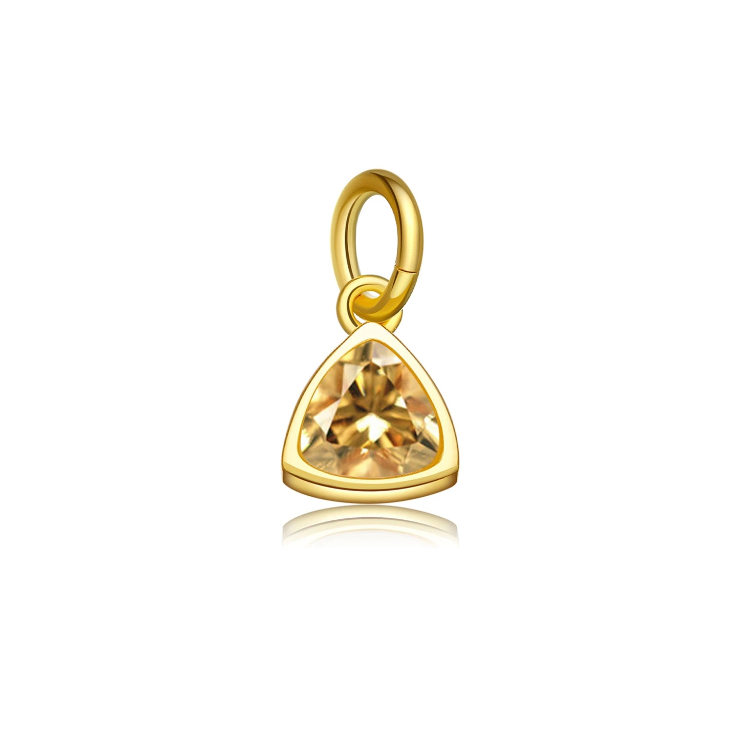 18K Gold Plated Sterling Silver Birth Gems